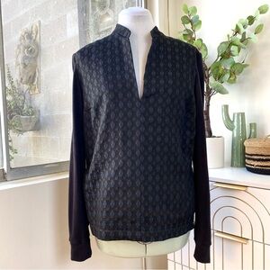 Raquel Allegra Jacquard Sweater Top, Size M, NWOT